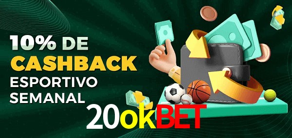 10% de bônus de cashback na 20okbet